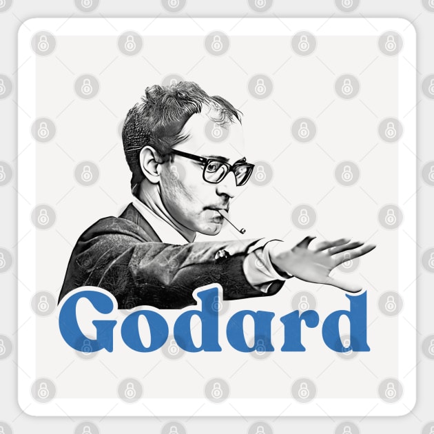 Jean-Luc Godard --Fan Artwork Magnet by DankFutura